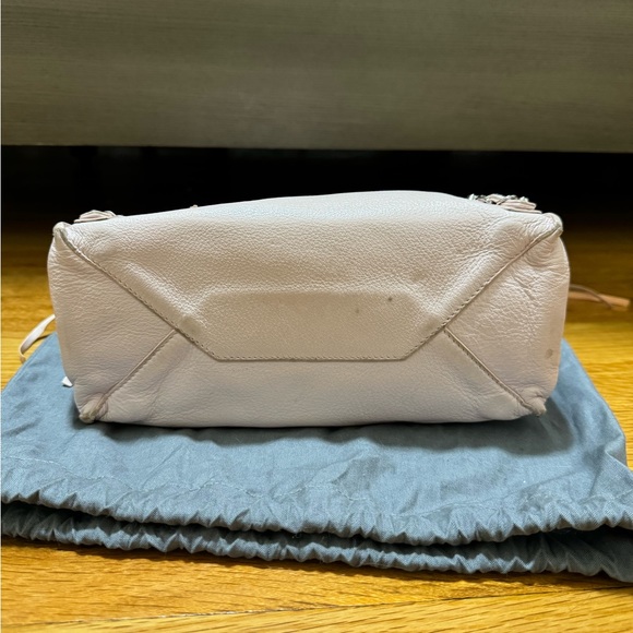 Balenciaga Papier Mini Leather Satchel (Pink) - Picture 6 of 8